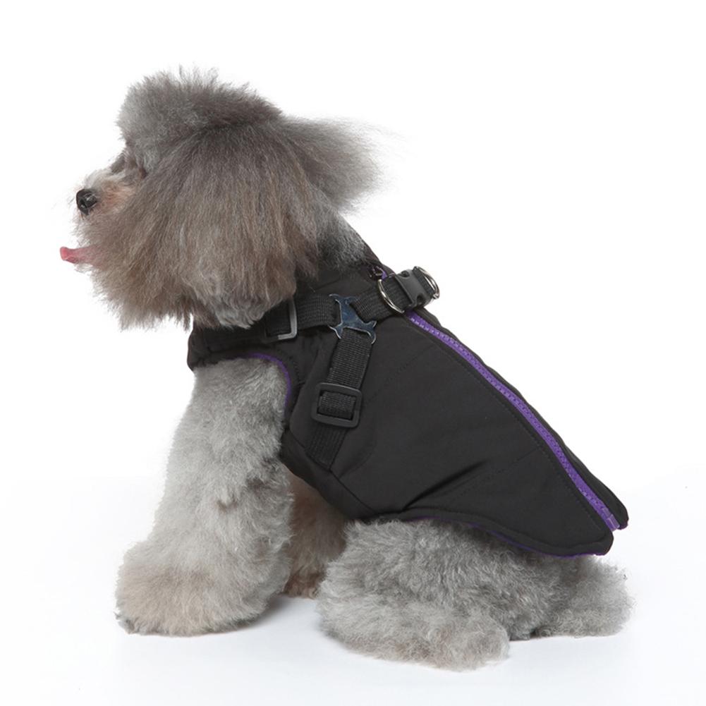 Verstellbare Hundejacke Winter Hundekleidung für kleine mittlere Hunde Welpen Haustierweste Französische Bulldogge Kleidung Chihuahua Kostüm Mops Mantel