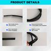 2pcs Right & Left Side Roof Drip Moulding Trim Rubber Set 7555602160 7555512140 For Toyota Corolla Sedan 2009 2010 2011 2012-13