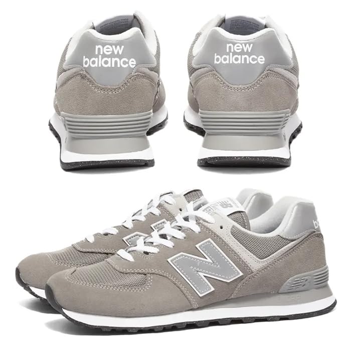 New Balance ML574 Sneakers for Men and Large Sizes Available Size Women, Unisex, (ML574EVG (Gray)-D, 26.0 cm) [Used]