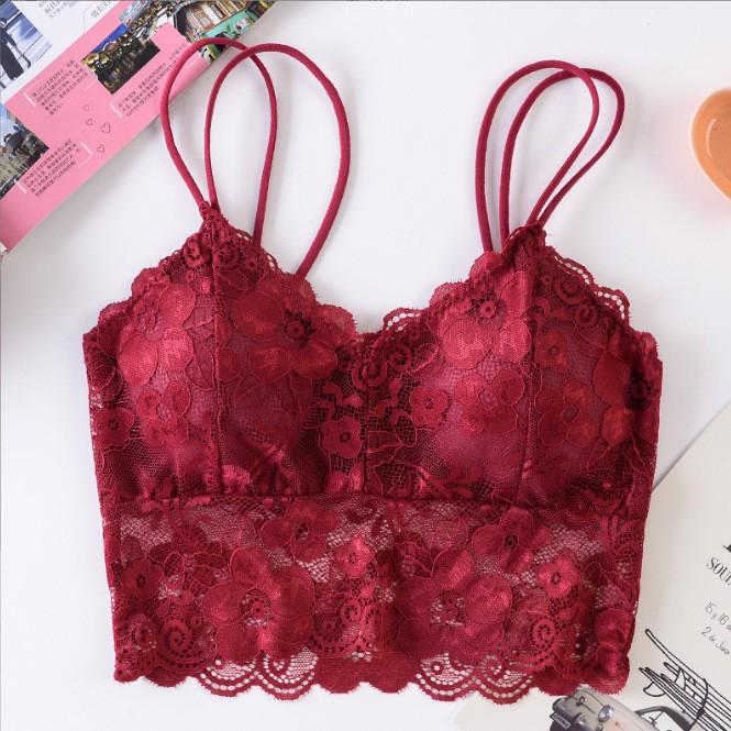 

Летний кружевной топ-бра без косточек с открытой спиной One Size