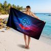 Bolton Wanderers FC Custom Beach Towel, Personalized Name Text Print, Football Logo Soft Quick‑Dry Towel Holiday Gift