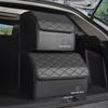 GLC GLB Kožený kufr Organizér do kufru auta Skládací úložný box Pro Mercedes Benz AMG W204 W205 W203 W211 W212 W213 W201