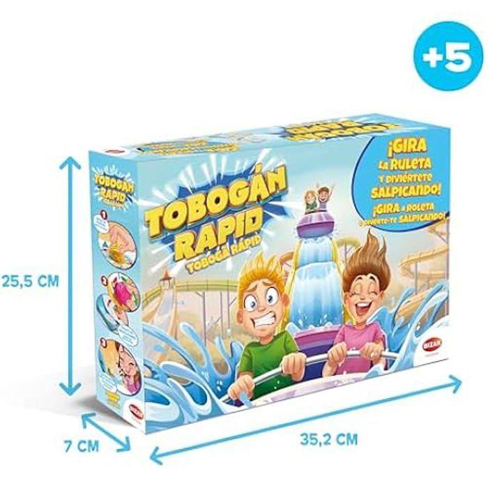 Jeu De Société - BIZAK - Tobogan Rapid - Amusant Pour Toute La Famille - À Partir De 4 Ans - Multicolore