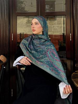 Autumn Winter Pashmina Scarf Women Warm Windproof Shawls Cashmere Blanket Paisley Chunky Stoles Lady Elegant Poncho Bufanda
