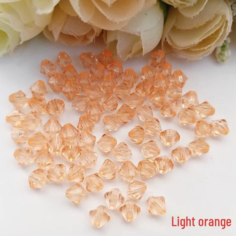 DIY Jewelry Accessories: 6mm Transparent Acrylic Rhombus Beads for Door Curtains