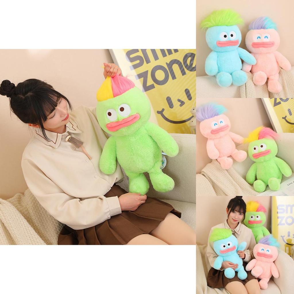 Adorable 50cm Chubby Plush Doll With Unique Hair For Home Decor And Gift Giving