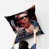 80er Jahre Film TV Der Terminator Kissenbezug Auto Überwurf Kissenbezug für Sofa Auto Weihnachtsgeschenk 40x40cm 45x45cm