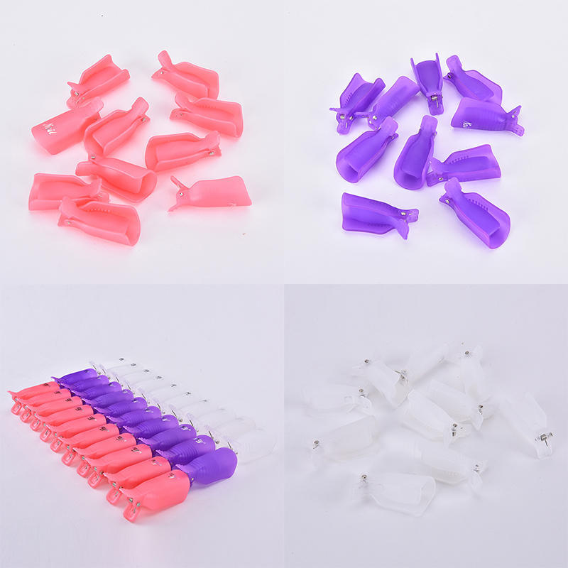 Plastic Nail Soak Off Uv Gel Art Polish Remover Wrap Gelish Clip Cap