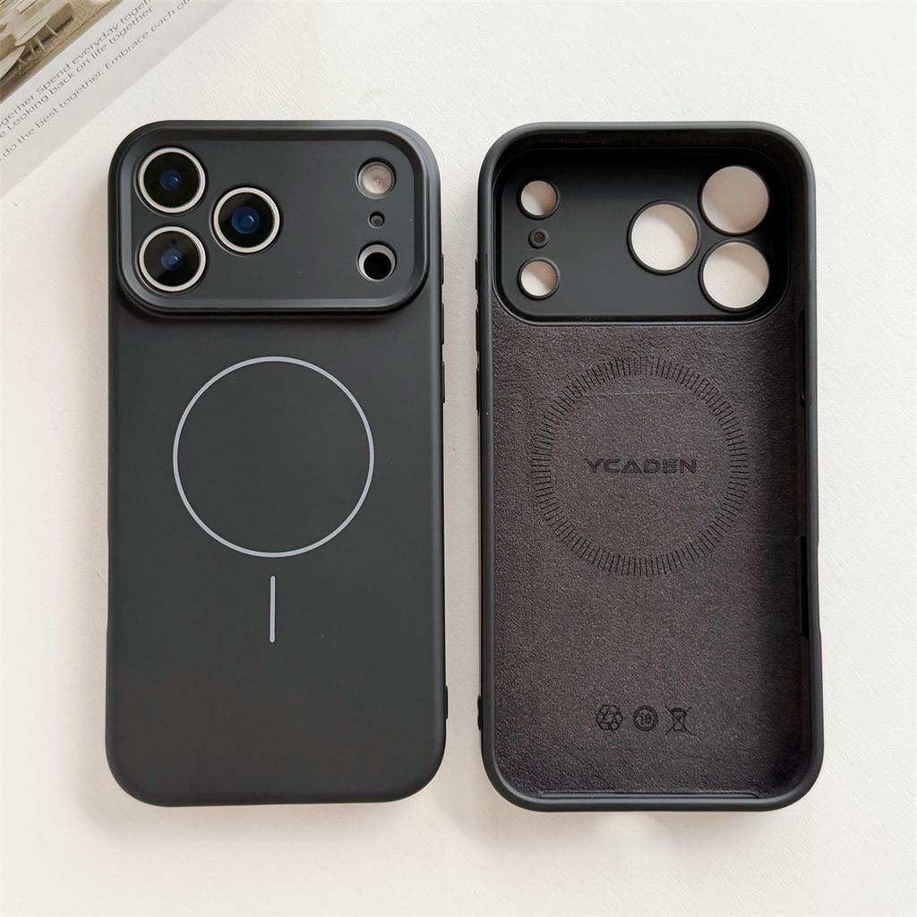 Magnetic Phone Case for IPhone 17 Air 16 15 14 13 12 11 Pro Max XS XR X for Magsafe Wireless Charge Liquid Silicone Soft Cover