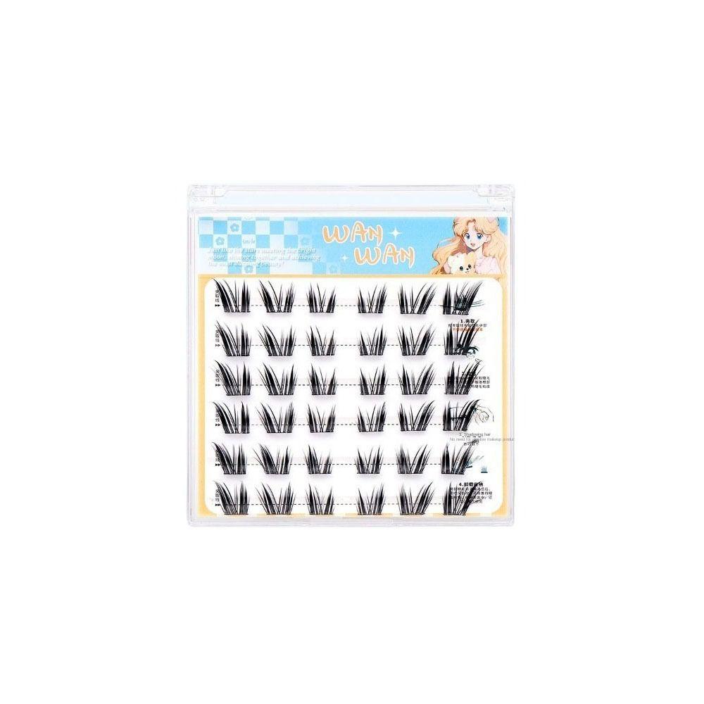 Makeup Adhesive False Eyelashes DIY Glue Free Fake Lashes Self-adhesive Lash Clusters  Makeup Tool