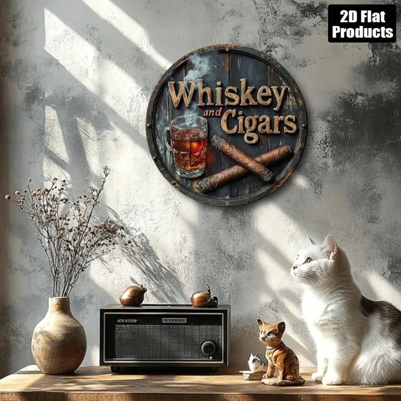 Металлическая жестяная табличка 8x8 дюймов Настенный декор Бар Кухня Табличка Винтажная Деревенская Алюминиевое Искусство 20x20