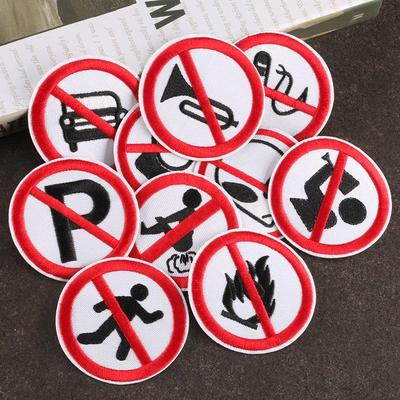 Duoku Hímzett Kerek Szövet Kitűző: Foltozás ruházathoz és kiegészítőkhöz