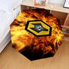 1PC Wolves Team Emblem Printed Umbrella Folding Umbrella, Automatic Umbrella 8-Frame for Travel, Camping Fan Gifts Christmas Gifts