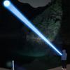 Strong Light Flashlight White Laser Aluminum Alloy Zoomable Outdoor Lighting Flashlight Outdoor Lamp Emergency for Fishing