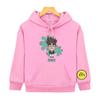 Merch A4 VladA4 Print Hoodies Kawaii Cartoon Grafik Kinder Sweatshirt Langarm Jungen und Mädchen Pullover Kapuzenoberteile Niedlich