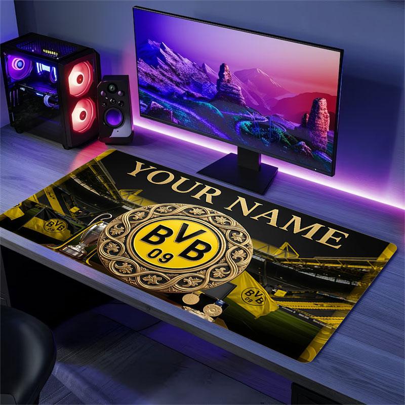 Custom Name,BVB 09 Mouse Pad, Large Gaming Desk Mat, Non-slip XXL Mousepad for Laptop & Tablet, Mini PC Playmat with Stitched Edges