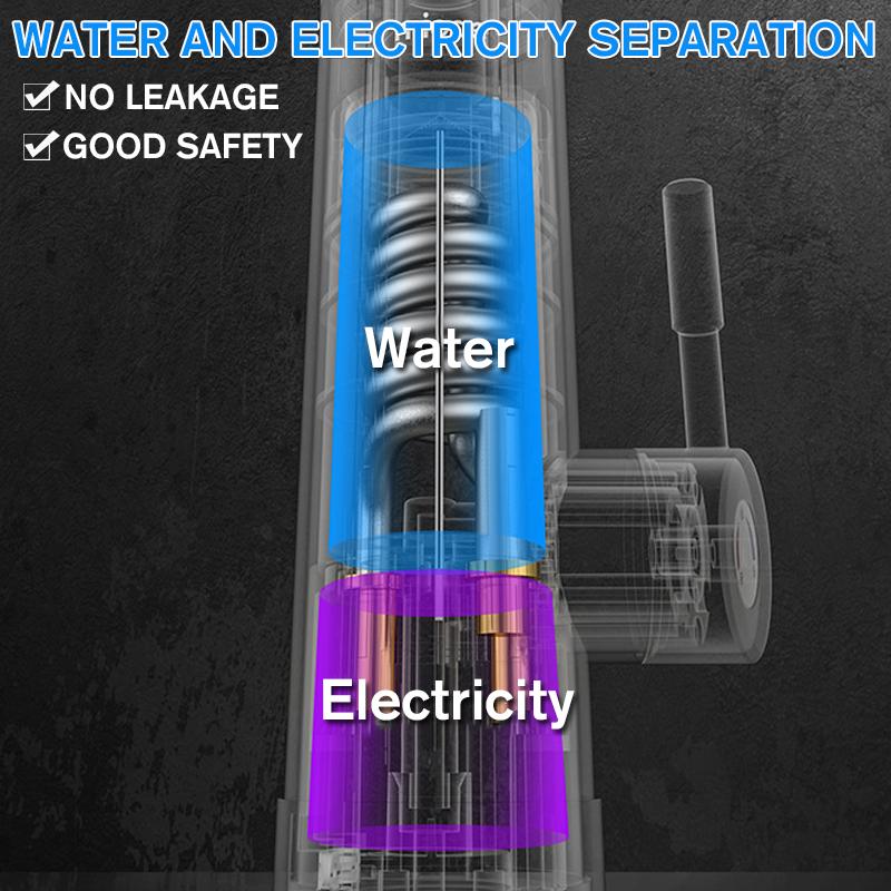 3300 W 220 V Instant Elektrische Warmwasserbereiter Wasserhahn Wasserhahn LED Umgebungslicht Temperaturanzeige Badezimmer Instant Heizung Wasserhahn