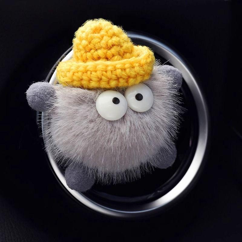 Cute Cartoon Car Air Freshener &Air Vent Clip - Decorative Scent Diffuser with Long-Lasting Fragrance,Personalized Car Accessory