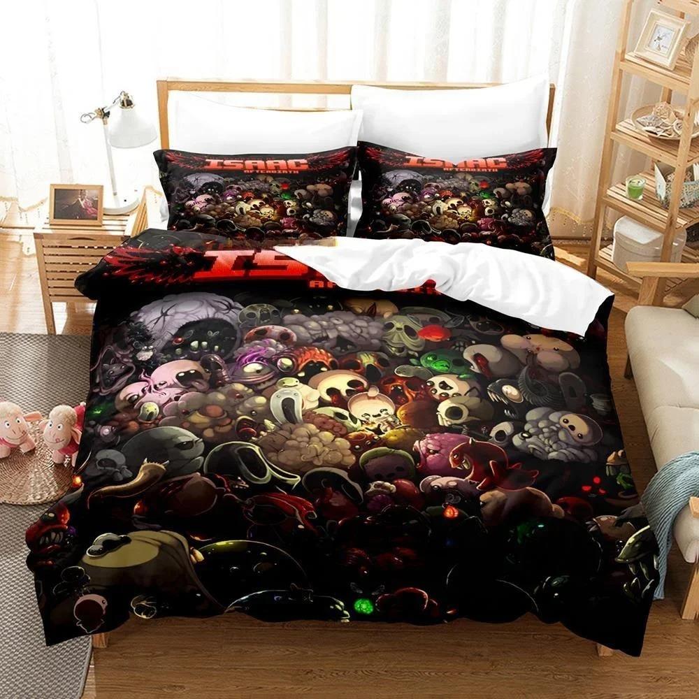 3D-Druck Spiel The Binding of Isaac Bettwäscheset Einzelbett Twin Full Queen King Size Bettset Erwachsener Kind Schlafzimmer Bettbezugsets