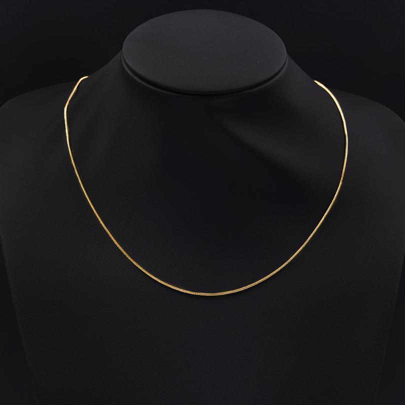 1/5/10pcs 1.2mm 45/50/60/70cm Long Stainless Steel Round Snake Chain Necklaces For Women Men Accessories Fashion Jewelry Choker