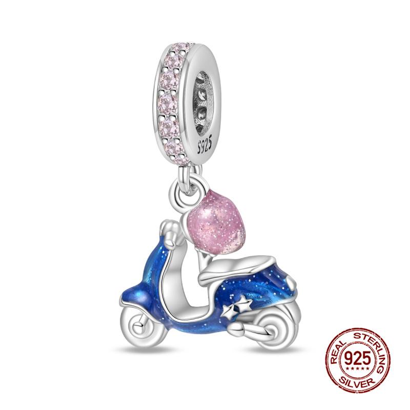 Original Charms Copper Sweet Travel Air Balloon Charm Bead Fit 3Mm Original Bracelets For Womens Diy Fine Jewelry Gifts