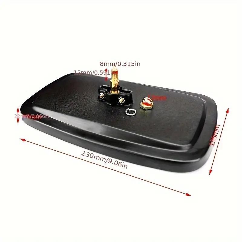 Forklift Parts Reversing Mirror Rear View Reflector Forklift Tractor Rearview Mirror For Stackers Tractors Trailers And RVs