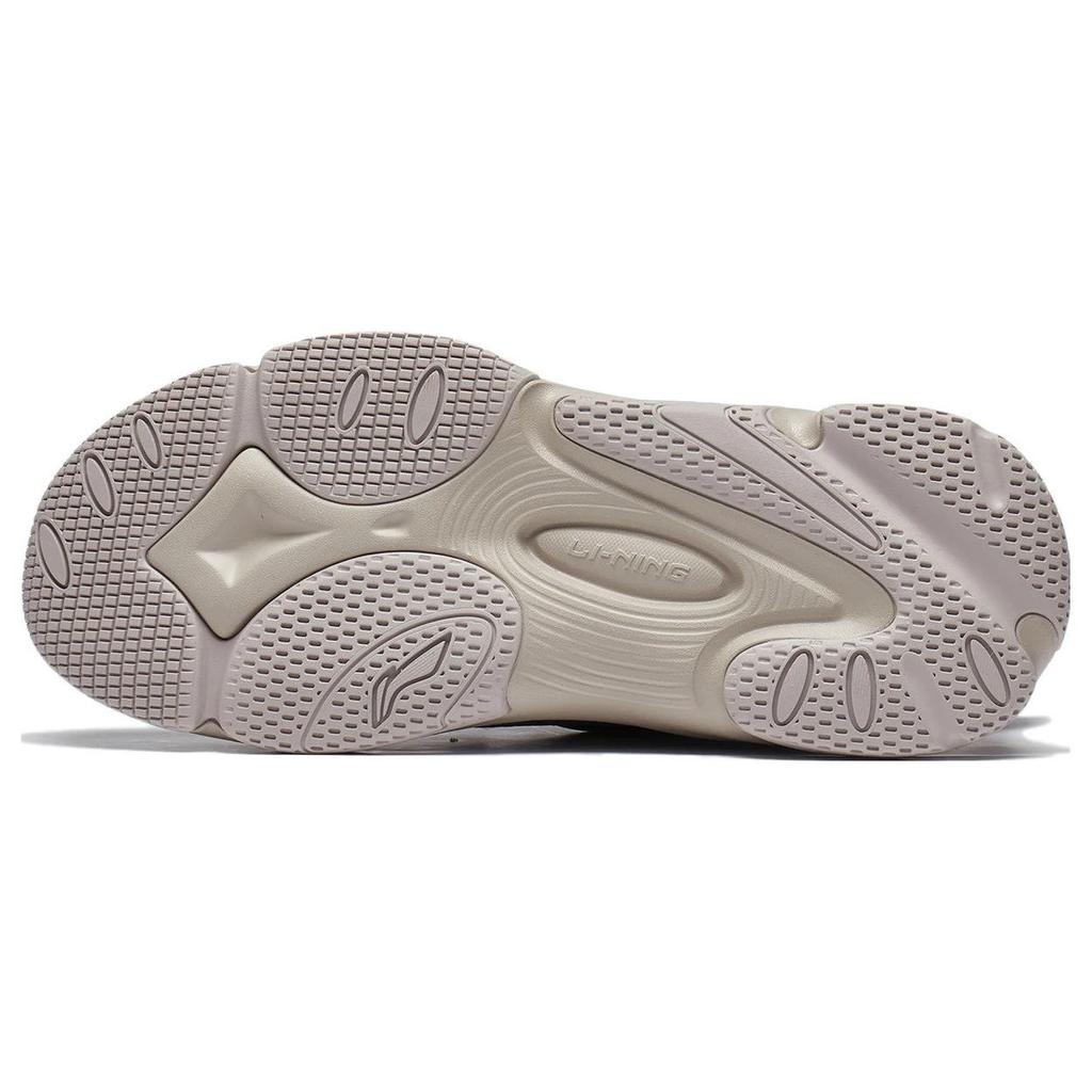 Li Ning Star Cloud 2K Fabric Synthetic Leather Non-Slip Wear-Resistant Low-Top Sports Casual Shoes Men Sneakers Goat-Gray AGCT077-2