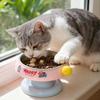 Dopamine Cat Bowl Stainless Steel Dog Bowl Pet Bowl  Protects Cervical Spine for Kittens And Dogs