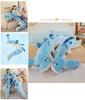 Large Blue Dragon Plush Toy Stuffed Animal Pillow Doll For Girls Wholesale