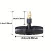 6PCS Sprayer Nozzles Irrigation Nozzle for 8/11 9/12 Water Hose Home Garden Irrigation Tee Misting Sprinkler for Lawns Plants Flower Vegetables
