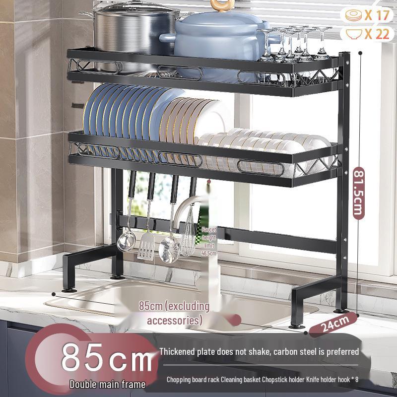 

Многофункциональная сушилка для посуды для хранения под кухонной раковиной и на столешнице