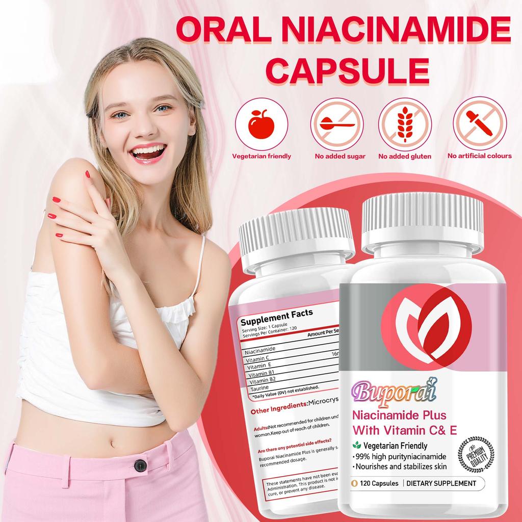 Buporai - Niacinamide & Vitamin Capsules - Skin Health