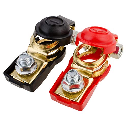 

GTIWUNG Battery Terminal, Battery Terminal Clip, Auto Battery Terminal Connector, Car Battery Terminal Clamp, Battery Terminal with Insulation Pr