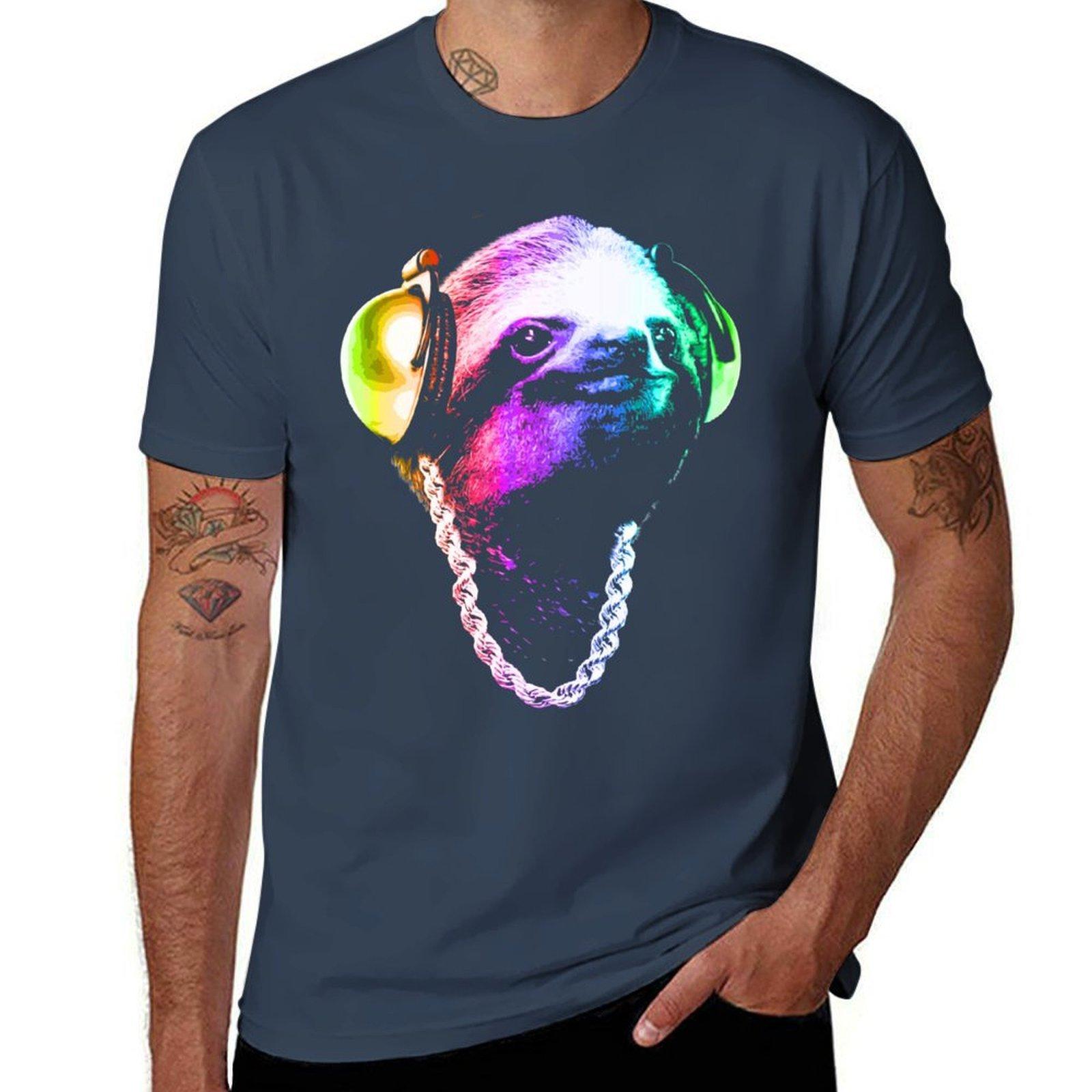 Sloth (Rainbow BBoy Style) TShirt High Quality Durable TShirt S