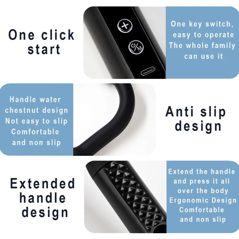 2026 New Gift Health Smart Fascia Gun Electric Massager Massage Hammer Electric Fascia Gun Home Handheld Hammer Back Artifact Christmas Gift