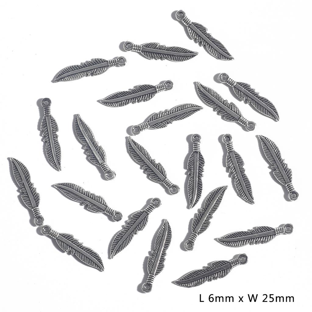 10-50pcs 10 Styles Metal Zinc Alloy Leaves Charms Fit Jewelry Pendant Charms Makings