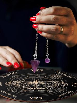 Divination Board Black Wooden Divinatio Board Decorative Message Wooden Boards Game Fortune Telling Divination Board Home Decor