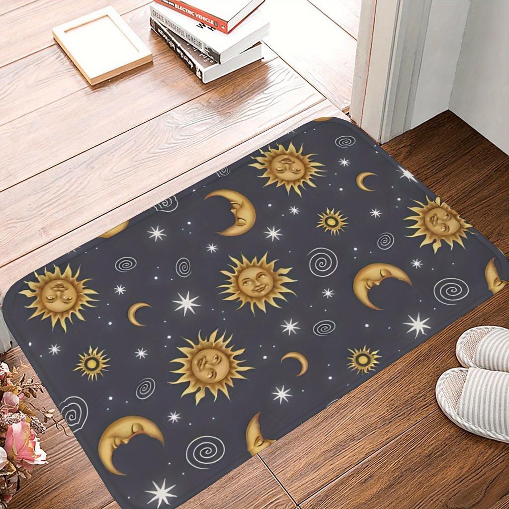 1PC Wild West Cowboy pattern Kitchen Rug Non-Slip Door Mat Pop design Bathroom Rug Bath Mat Carpet for Home Sink Laundry Decor