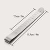 2pcs Sewing Fixed Ruler Stainless Steel Measurement Sewing Ruler Fabric Clip Metal Sewing Curly Edge Clip Sewing Clip
