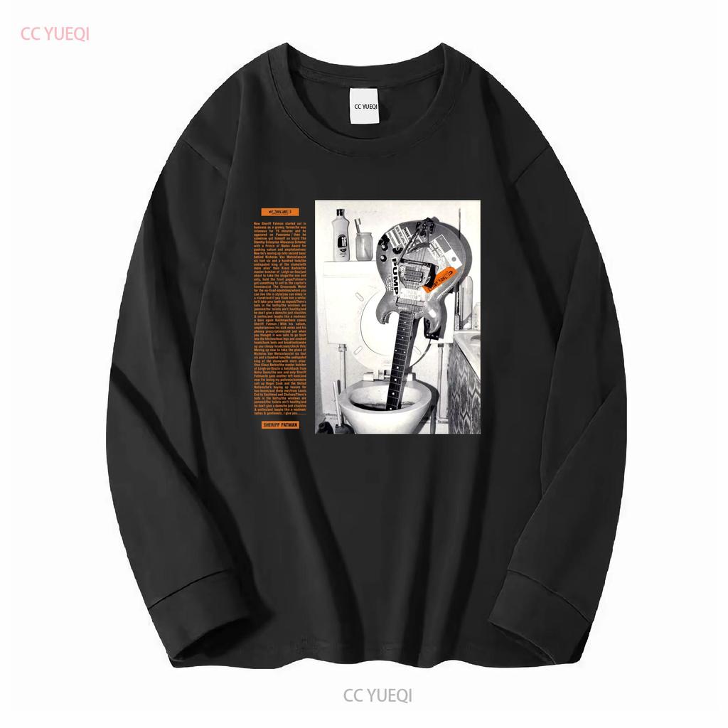 Carter USM T-shirt Sheriff Fat Unisex vintage Lavata Casual Comoda moda Elasticizzato uomo Leggermente Top Per l'uso quotidiano
