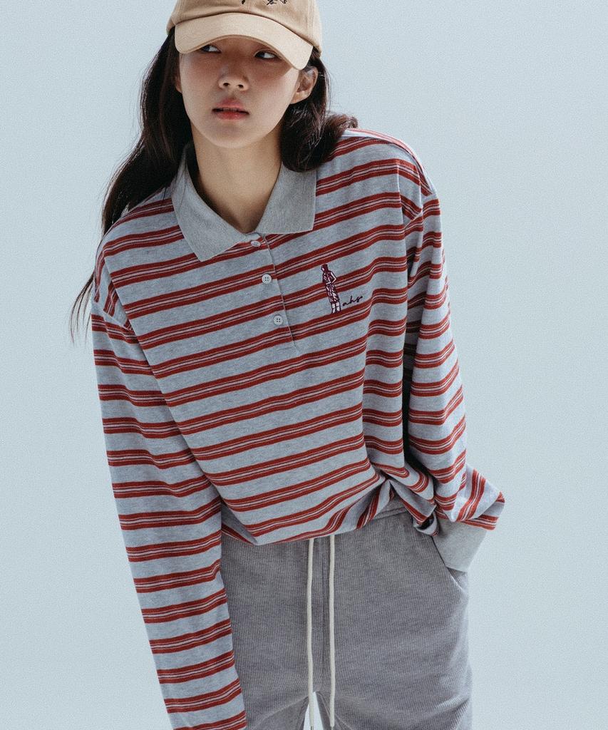 ANNEHEARTS Soft Knit Wide Easy Pants_Melange