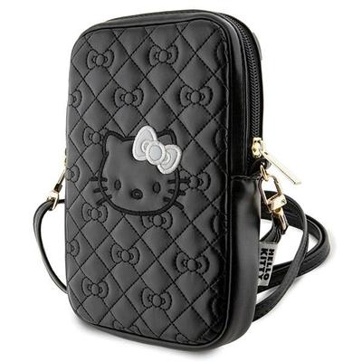 Handtasche Hkpbpekhbpkczarny/Schwarz Gesteppte Schleifenriemen