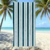 Populaire gestreepte bedrukte strandlaken Sneldrogend Zandvrij Volwassen Zwem Bad Handdoek Microvezel Handdoek