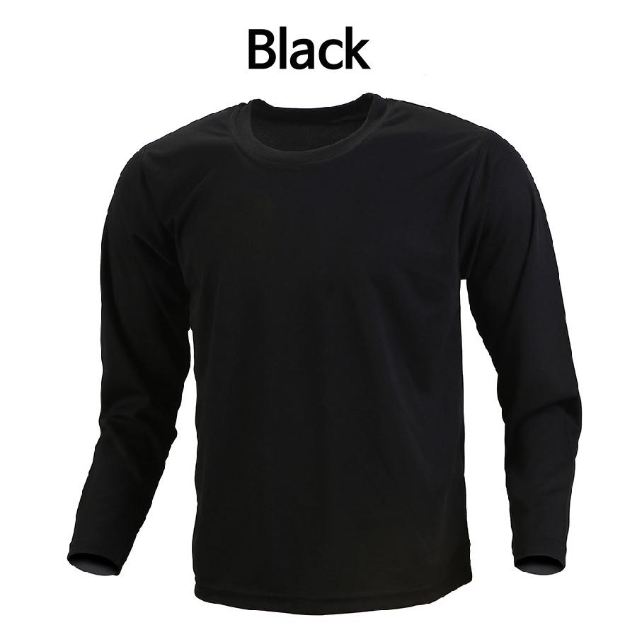 T-Shirts für Herren langärmlig Schweißabsorbierend und schnelltrocknend Sommer kühl Sport-T-Shirt Korea Mode