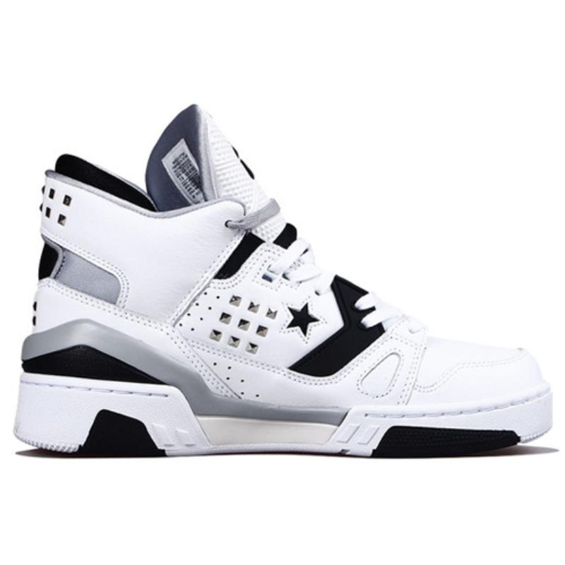JUST DON x Converse ERX 260 Mid Sports Comfort Mid-top Retro Basketball Shoes Unisex White and Black