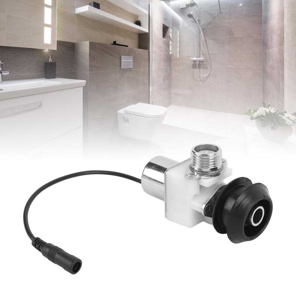 Water Control Valve G1/2 Inlet G3/8 Outlet Electric Pulse Solenoid Valve for Sensing Faucet Garden Irrigation