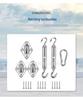 Stainless Steel Shade Sail Turnbuckle Set - Outdoor Hardware Accessories