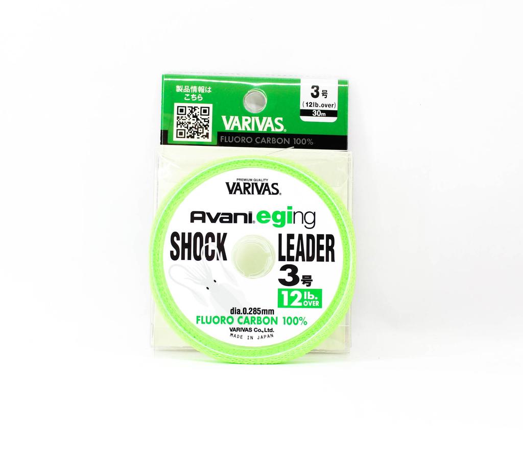 Varivas Fluorocarbon Eging Shock Leader Line 30m 3, 12lb (5316)