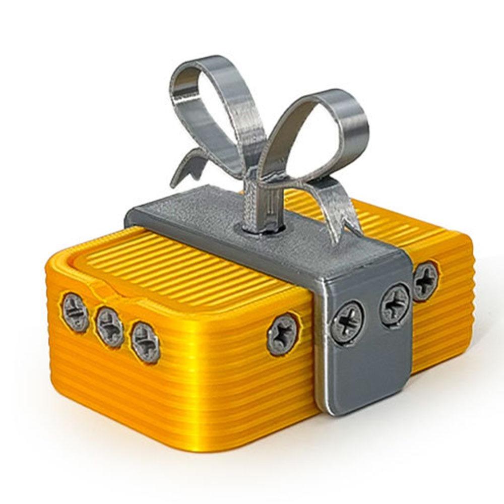 

Портативная раздражающая подарочная коробка, напечатанная на 3D-принтере, скручивающаяся коробка для хранения, забавная коробка для розыгрышей, разные цвета с винтами, настольная коробка-головоломка