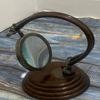 Brass Magnifier Maritime Adjustable Stand Magnifying Glass Desk Top Wonderful Home or Office Decor